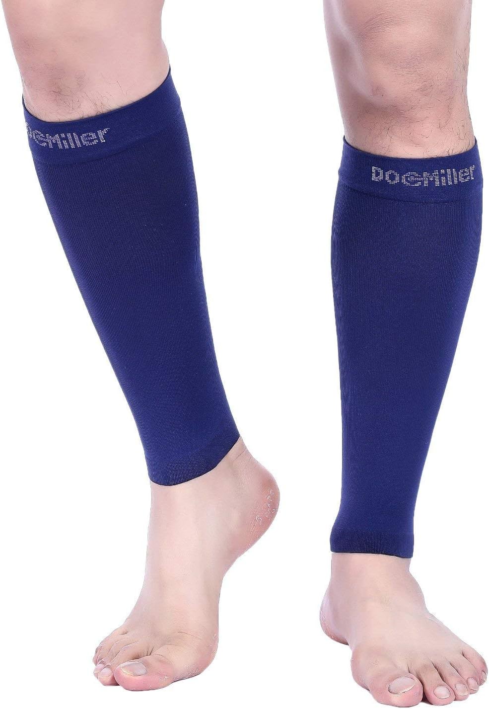 Doc Miller Compression Calf Sleeve for Men & Women – 20-30mmHg Graduated Support for Running, Shin Splints, Calf Strain – Knee High, Small to 6XL Plus Size - Image 3
