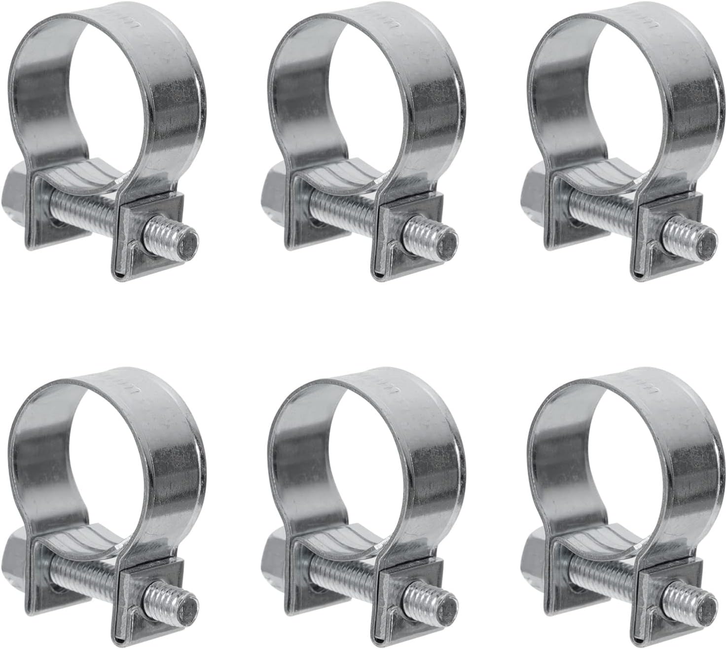 VILLFUL 60 Pcs Hose Clamps Fuel Pipe Clips Fuel Tube Clips Gas Tube Clips Fuel Pipe