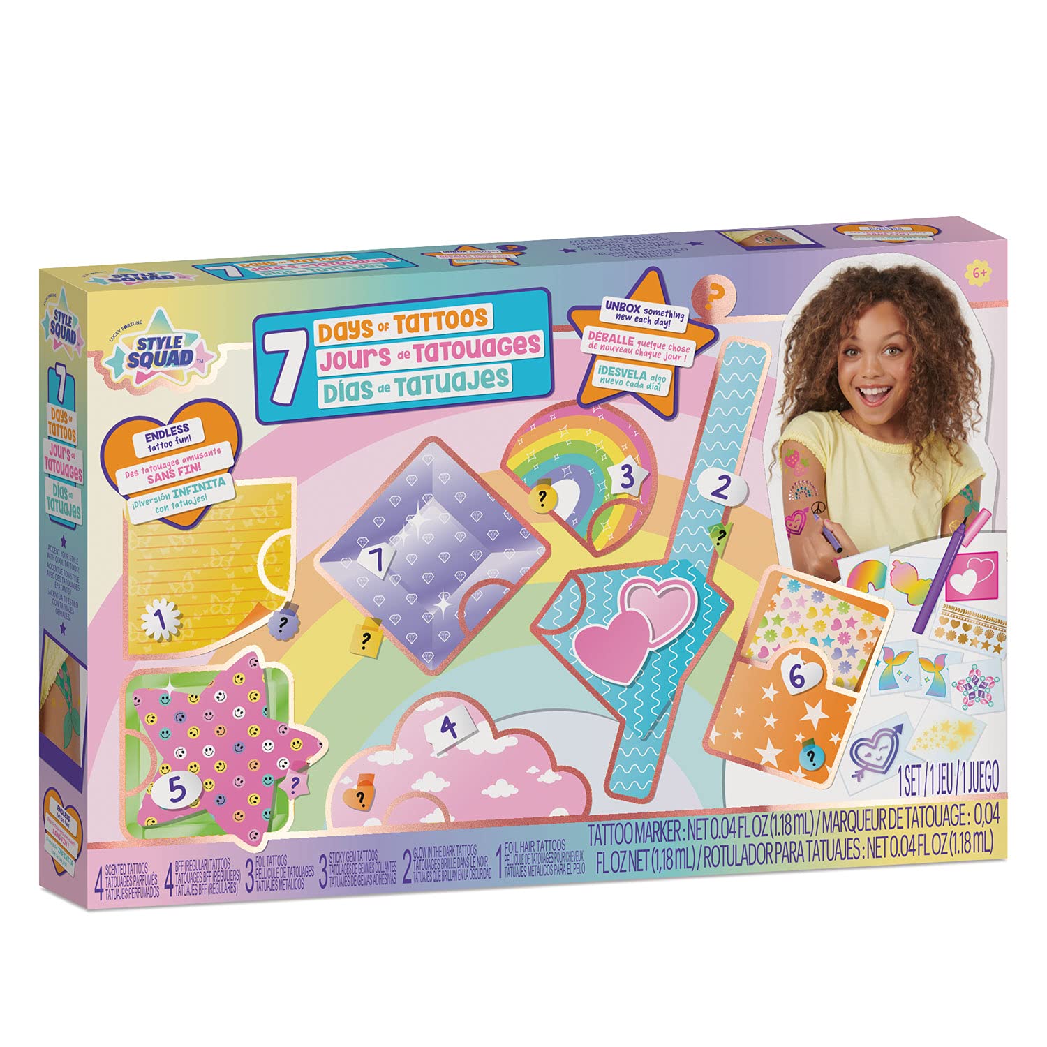 WowWee 5762 7 Days of Tattoos, Multicolour