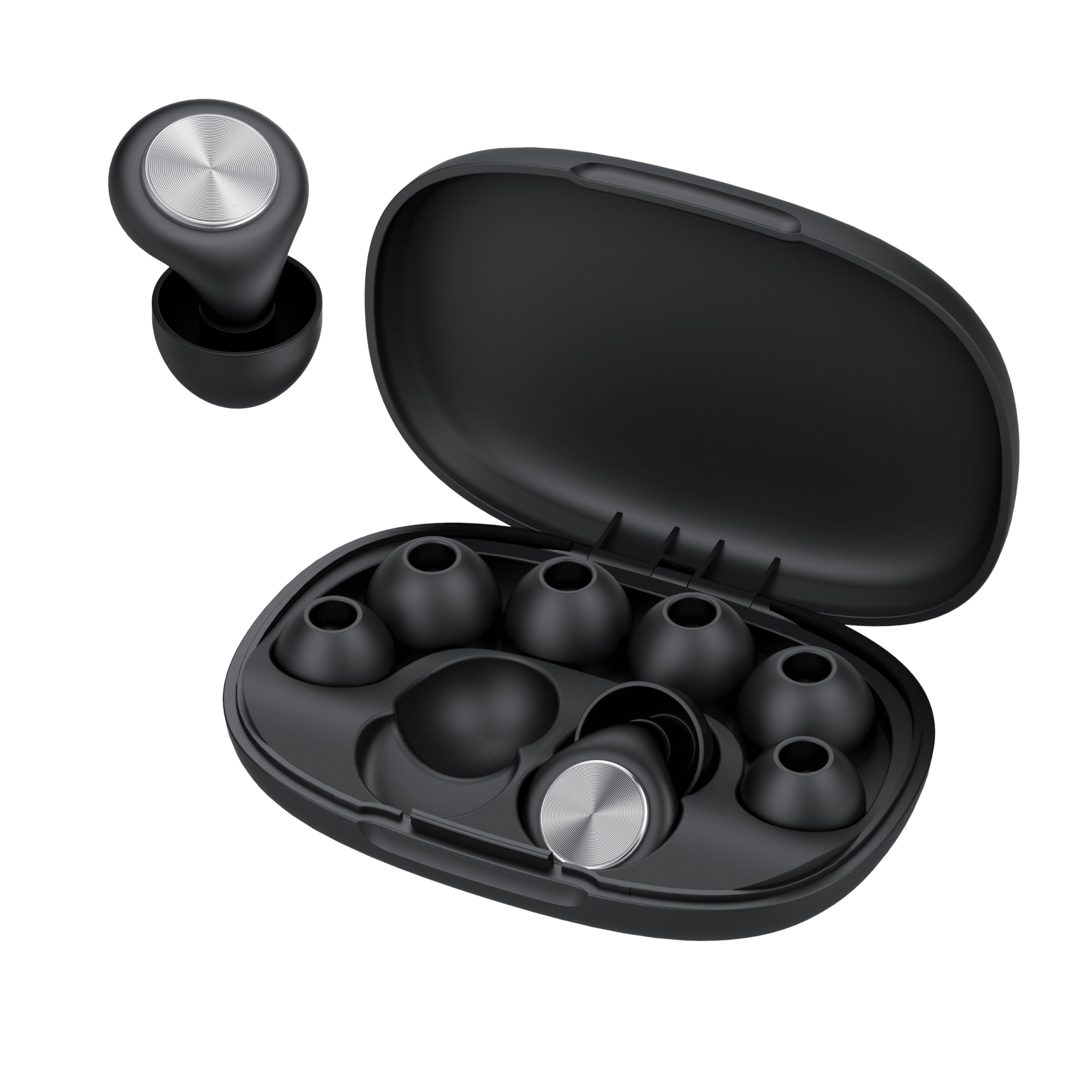 Bouchons d'oreille pour dormir, 35 dB, réutilisables, avion, concerts