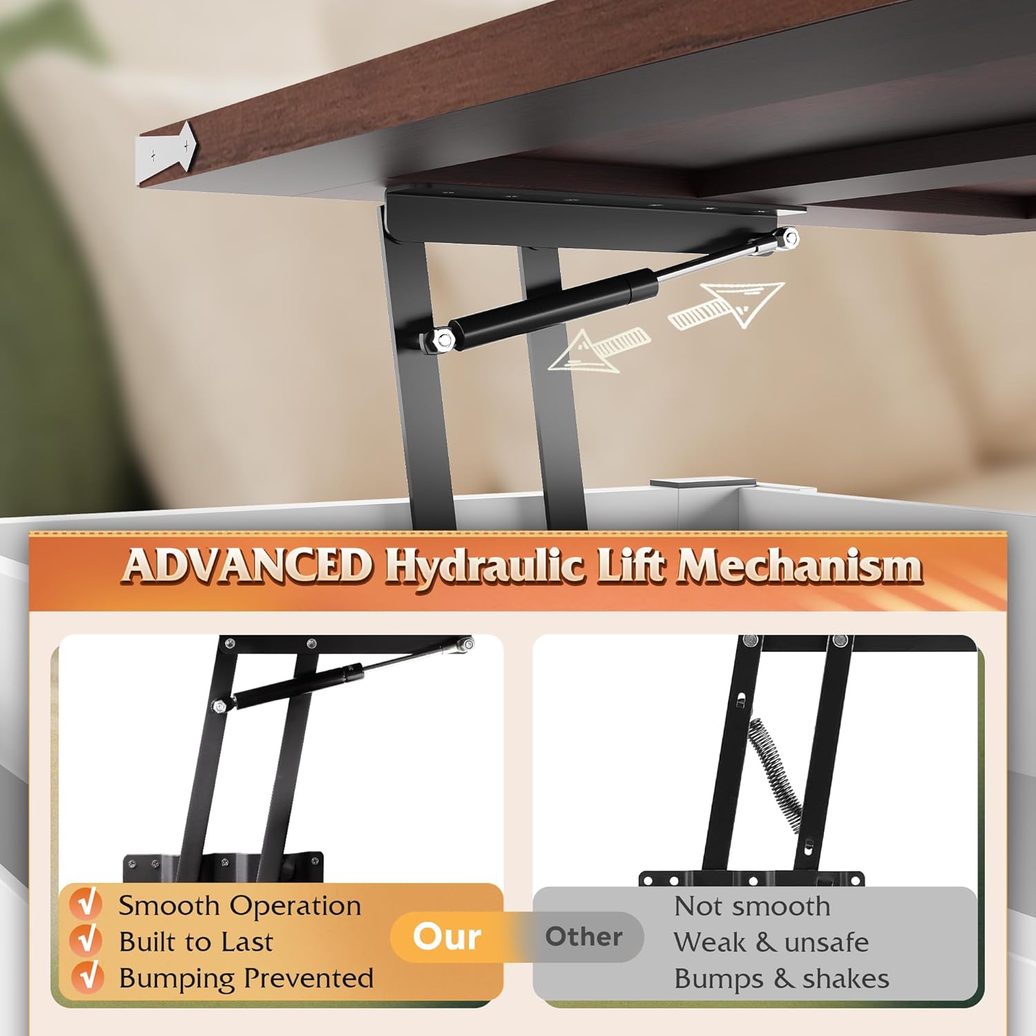 WLIVE 47.3" Farmhouse Lift Top Coffee Table with Sliding Barn Doors, Large Hidden Storage Compartment and Adjustable Shelf for Living Room,Office, White
