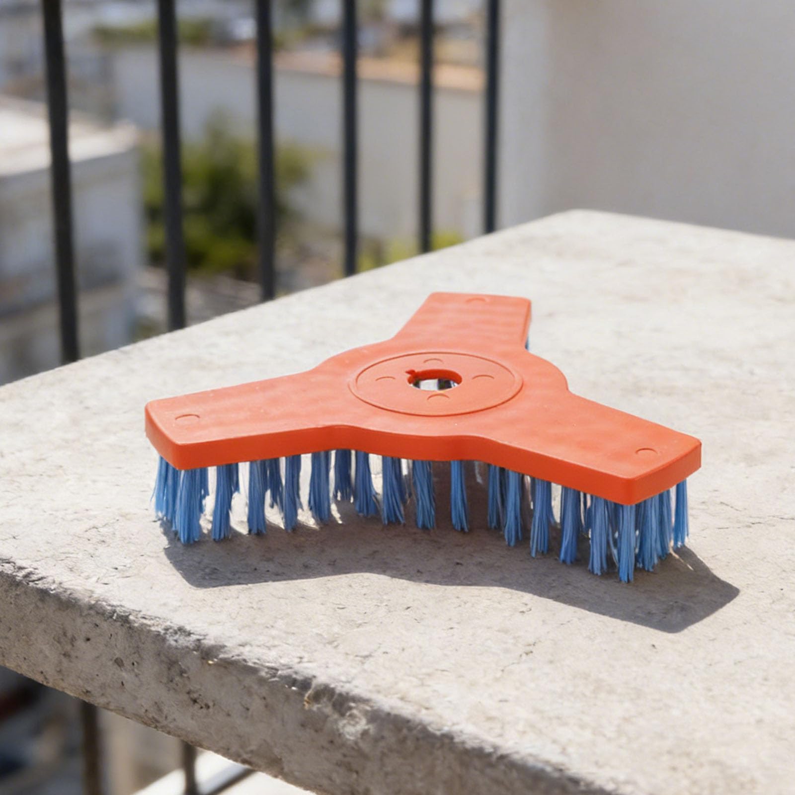 Cepillo de deshierbe, herramienta de limpieza de jardín, accesorio para cortacésped para patio, terraza y patio, limpiador de lechada de azulejos para jardineros y mantenimiento al aire libre