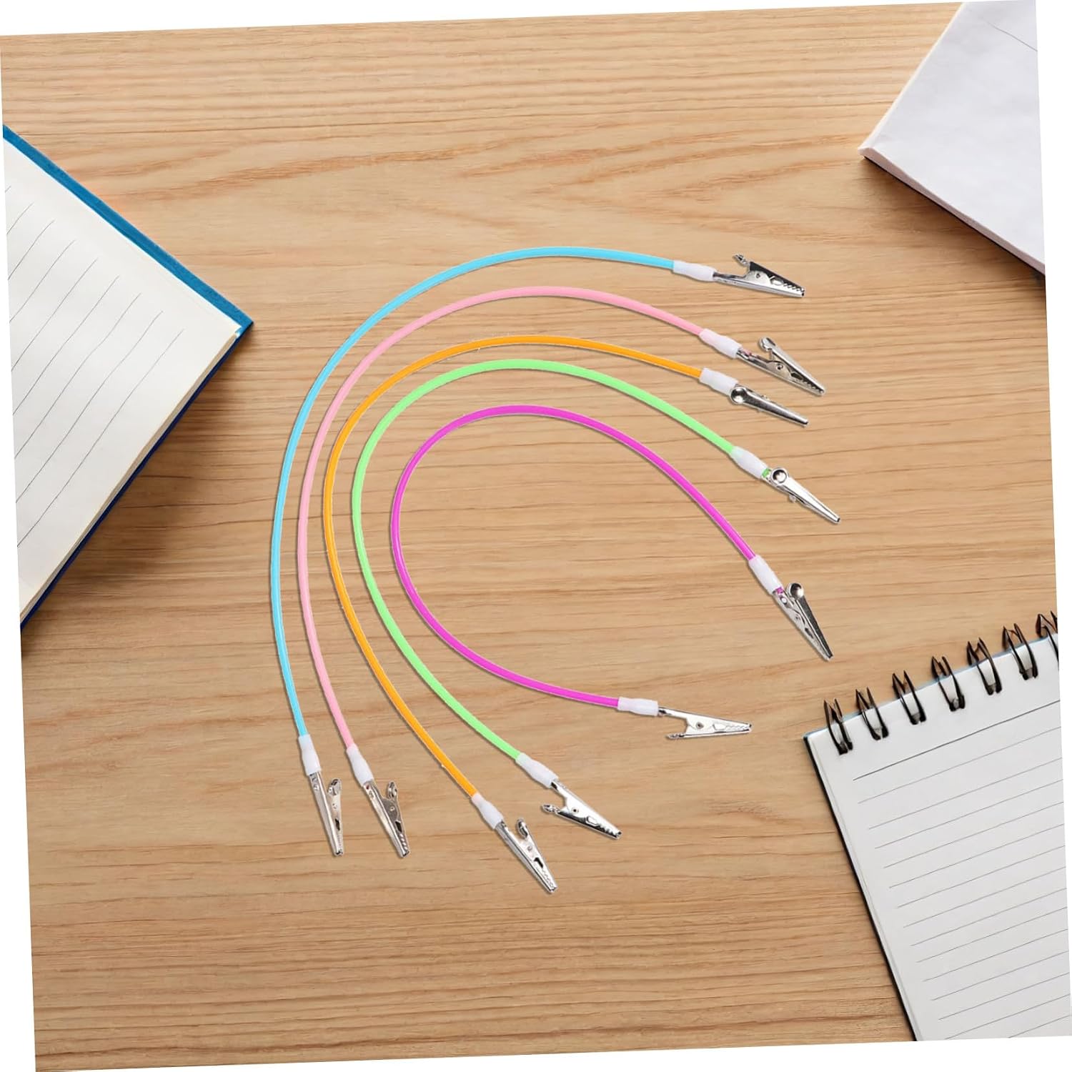 5pcs Scarf Clip Silicone Bib Napkin Holder Clips for Boys and Girls Teens Adults Elderly