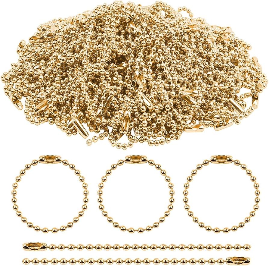 Amazon.co.jp: LIKENNY ボールチェーン コネクター付き キーホルダー