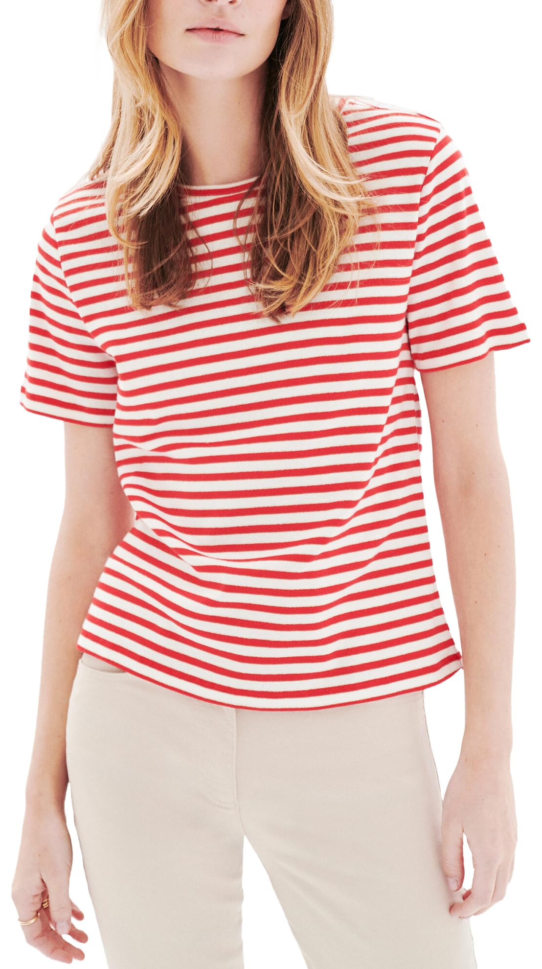 Caroll 252t-thea1 Marinière Manches Courtes Femme (Lot de 1)