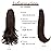 youngways Clip in Ponytail Extension Dark Brown 18 Inch Pony Tails Hair Extensions for Women Long Straight Curly Tail Ponytail Hair piece Synthetic Fake Versatile Pony