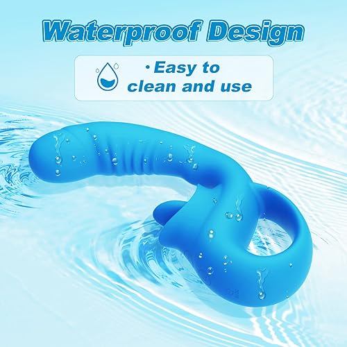 Miniatura 5 de Vibrador para lamer el clítoris de punto G, consolador de silicona estimulador de clítoris con 10 modos de lamer y vibrar, vibradores sin tirantes