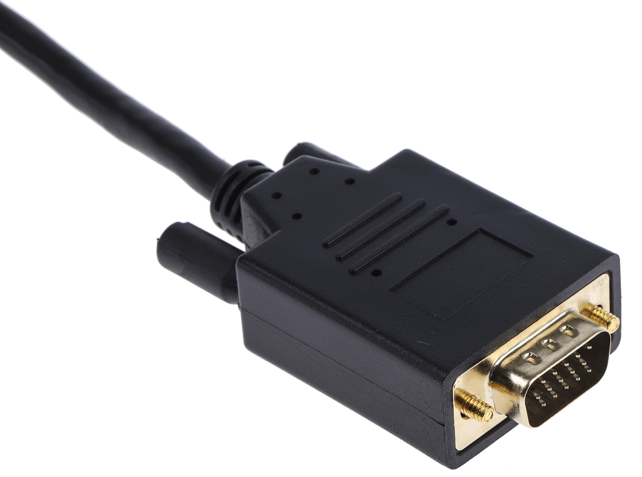 RS PRO, Stecker DisplayPort-Kabel A DisplayPort B VGA - Stecker, 2 m Polyvinylchlorid