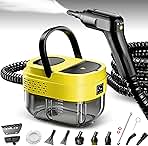 Steam Cleaner,15s Heat-Up,1.6L Tank,3-Level Adjustable Handle,2500W Steamer for Cleaning,Portable Steamer for Cleaning with 16PCS Accessories,Steam Cleaner for Home,Car,Dirt,Grease,Grout,Tile,Couch