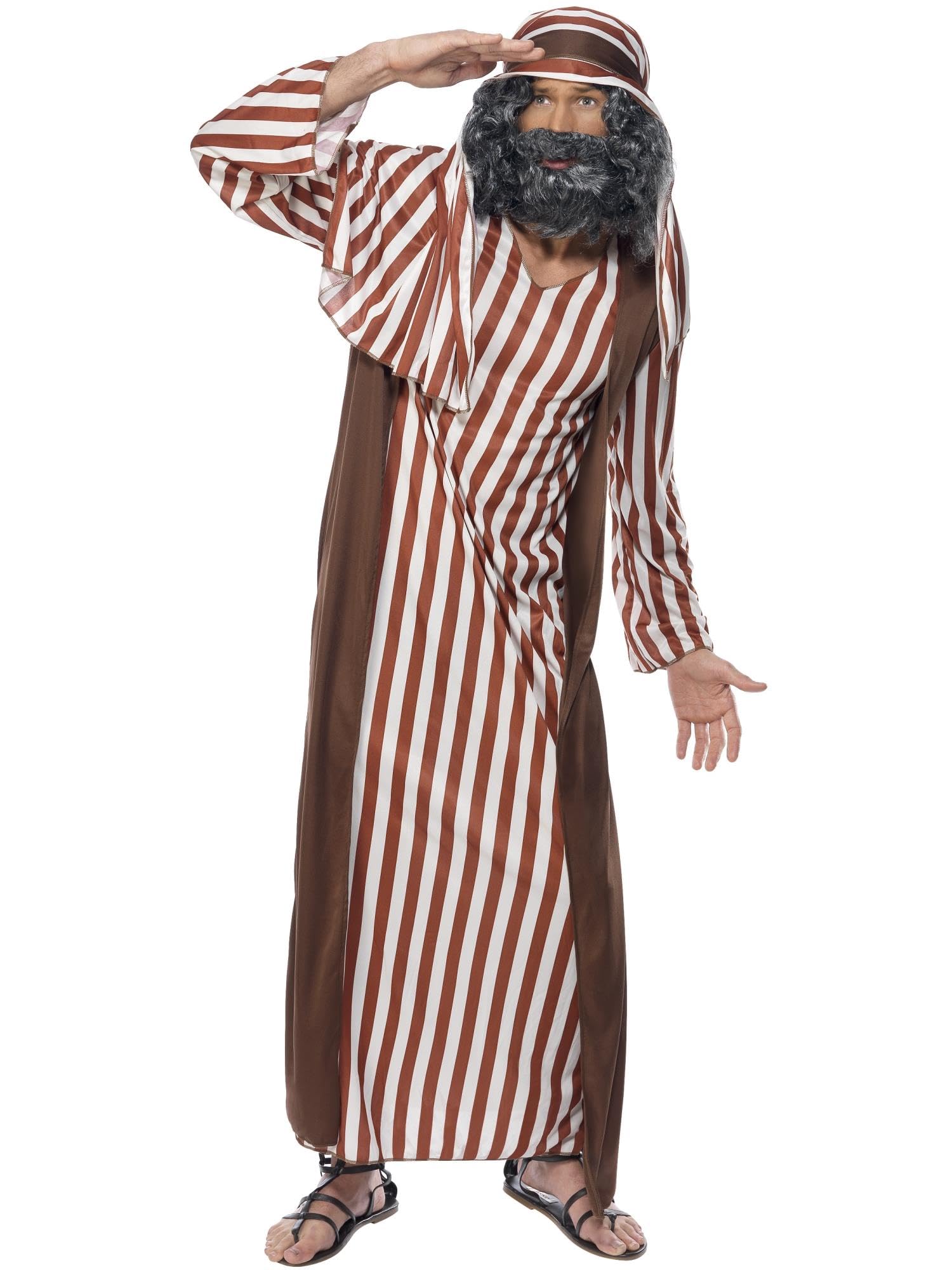 Shepherd Mens Nativity Fancy Dress Xmas Adults Joseph Costume Outfit Medium
