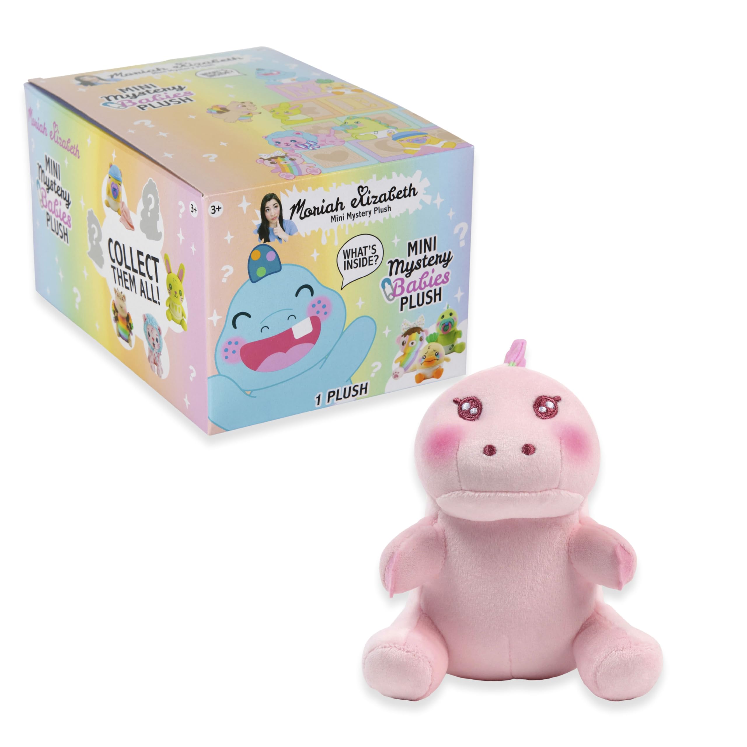 Moriah Elizabeth Mini tajemniczy plusz, seria 4, Baby Mystery Plush, YouTube Craft Channel, Blind Box, 1 z 8 możliwych, oficjalny produkt