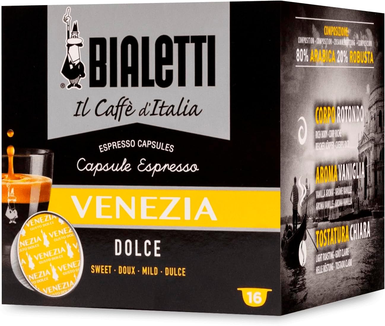 6820 Mini Exppress Expresso Capsules, Venezia, 16-pack