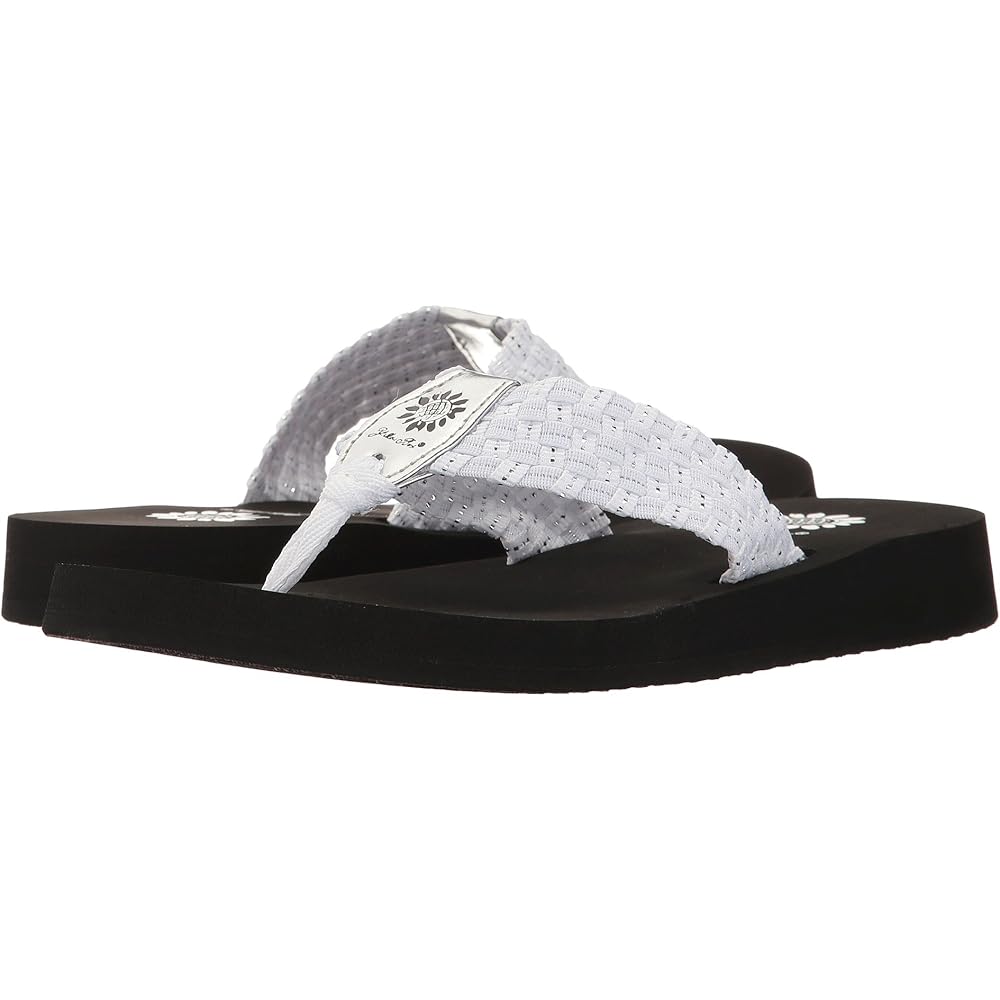 yellow box soleil flip flops