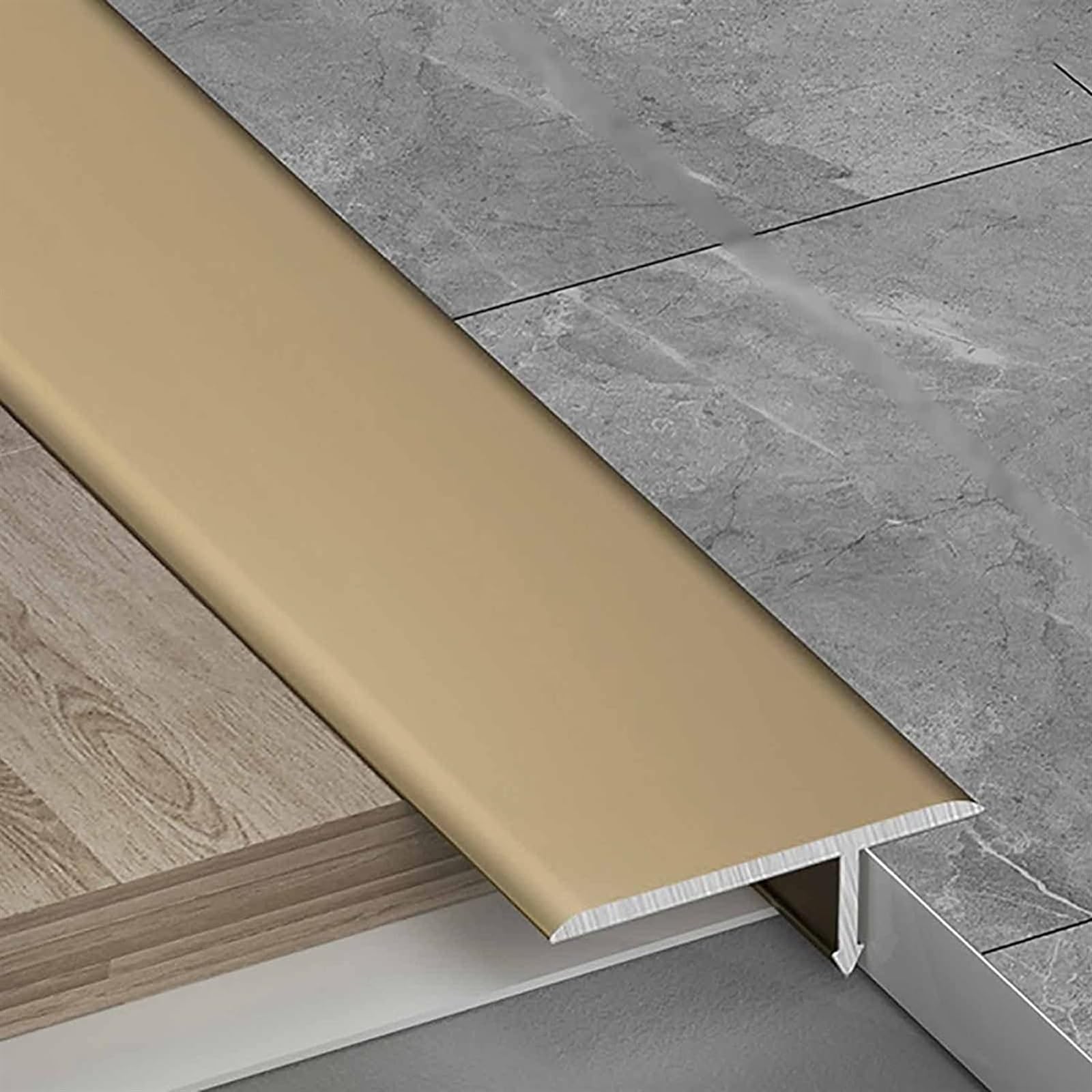 Profilo di Transizione, Striscia di Soglia, Barra della soglia for pavimenti in legno/piastrella, rivestimento del bordo del pavimento in laminato, striscia di copertura for assi/giunzioni del pavimen