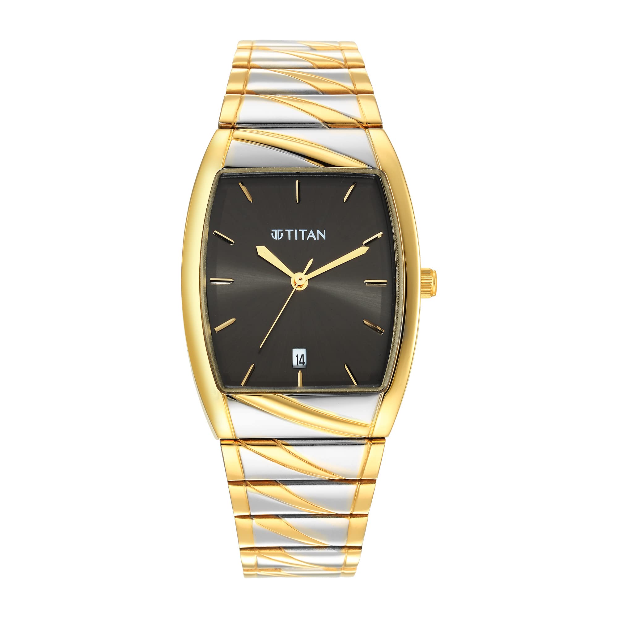 Titan Karishma Anthracite Dial Analog Stainless Steel Strap Watch for Men-NR9315BM03 (B09XV23X9D) Amazon Price History, Amazon Price Tracker