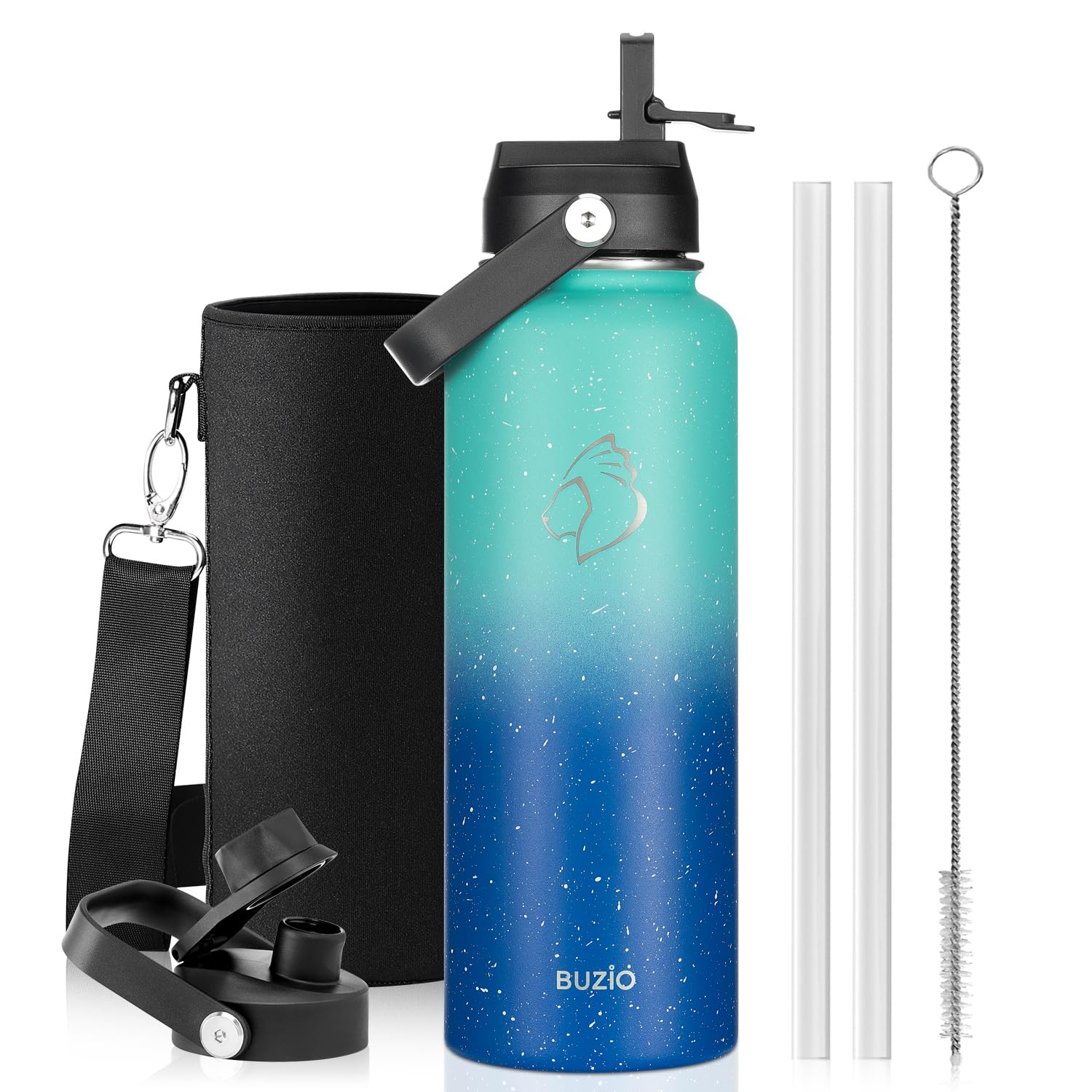 Photo 1 of BUZIO Triple Wall Vacuum Water Bottle 40 Ounces