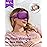 Weighted Eye Mask for Women - 3D Blackout Sleep Mask for Deep Sleep, Postpartum Gift, Lash-Friendly - Long Flight Travel, Cruise Ship, Car Camping Essentials, Purple