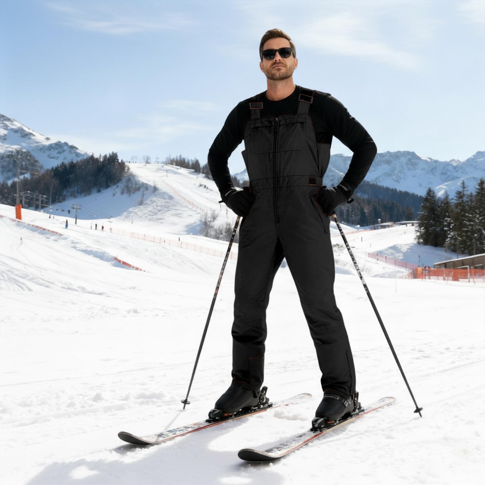 , Salopette da sci per sport invernali all'aria aperta -attività