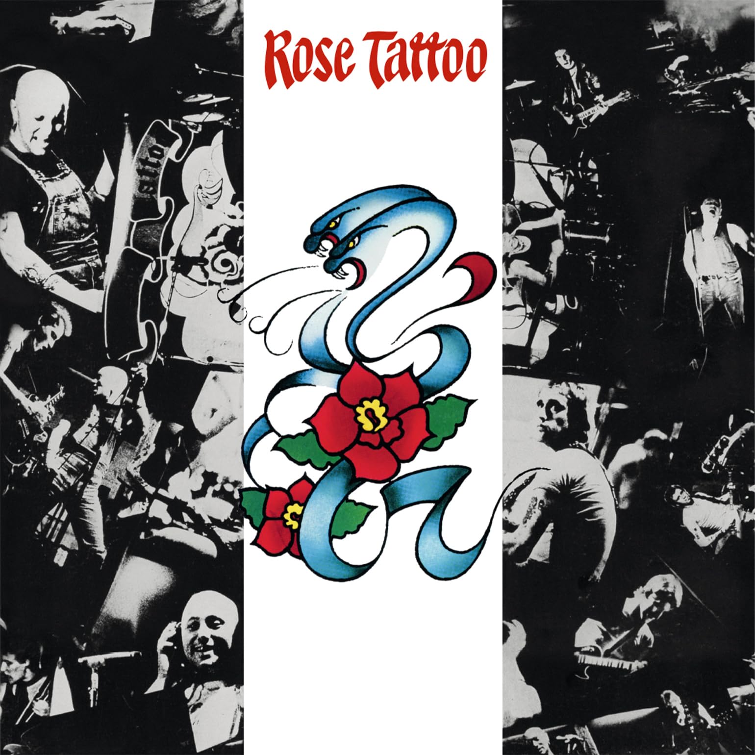 ROSE TATTOO - Rose Tattoo - WHITE & BLACK SWIRL VINYL LP