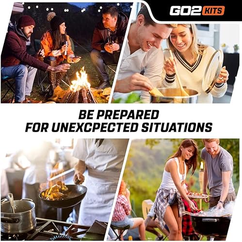 Miniatura 6 de Go2Kits Paquete de 1000 kit de primeros auxilios de 54 piezas con vendajes surtidos, toallitas y primeros auxilios básicos en kits compactos