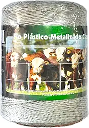 Fio Eletroplastico Inox Para Cerca Elétrica Rural 15 x 6 Marcal (500 metros)