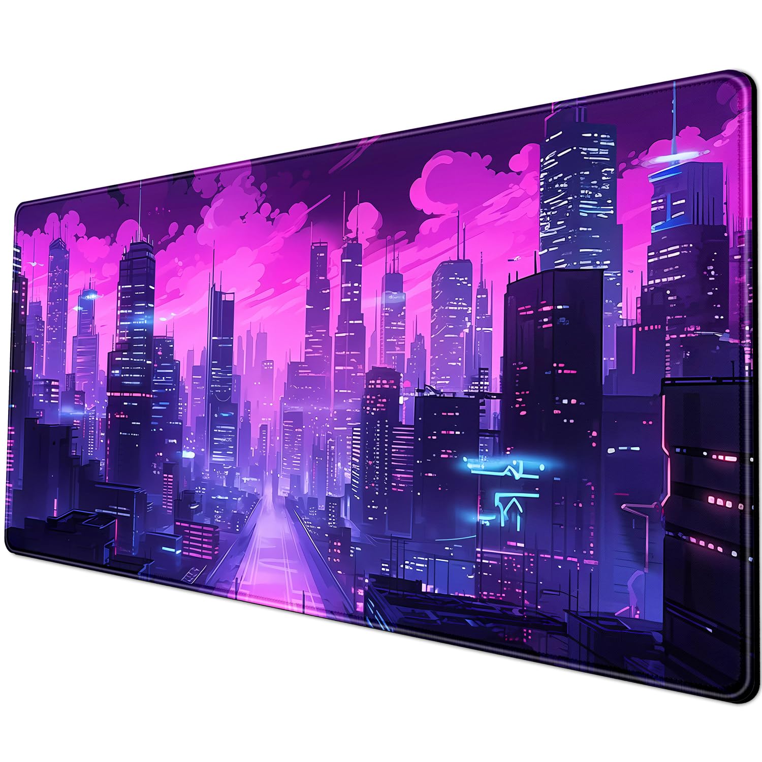 Green Cat Desk Mat - XXL Keyboard Pad -11