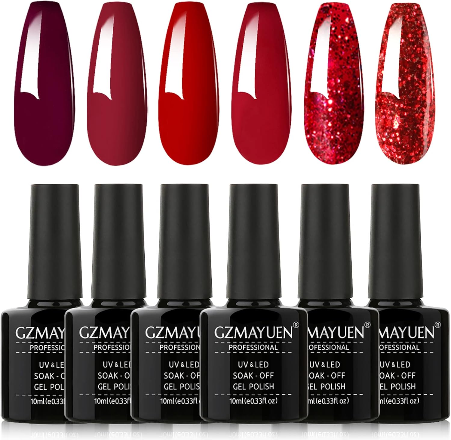 Kann Man Normalen Nagellack Mit Uv Gel Versiegeln UV-nagellak Shellac UV-gel 10 ml Shellac set gel nagellak UV 6 kleuren