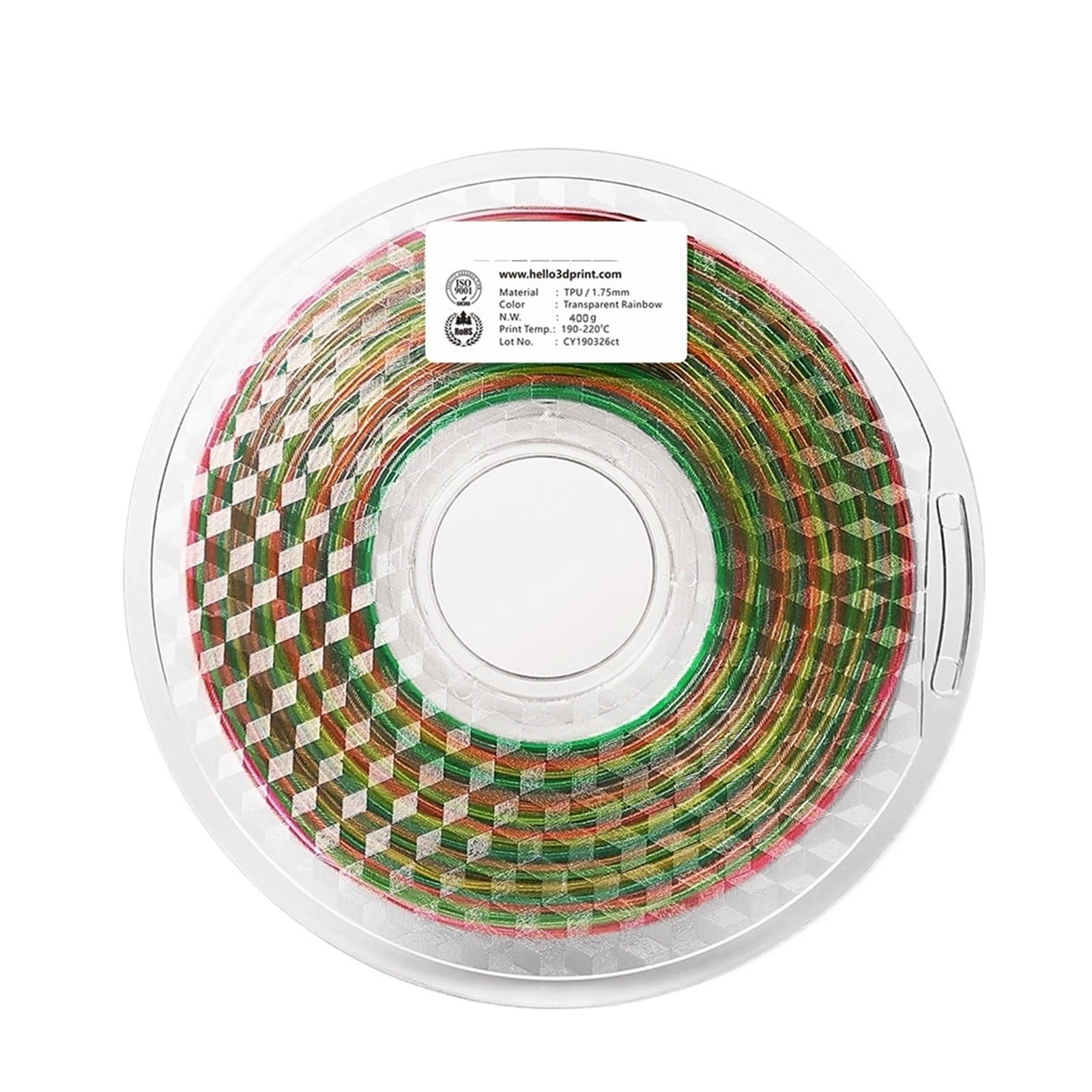 Znacznik skanowania 3D Filament do drukarki 3D 1,75 mm 250G TPU Filament do drukowania 3D z tworzywa sztucznego, elastyczne materiały do ​​drukowania żarnika Szary Czarny Czerwony Kolor Markery odbici