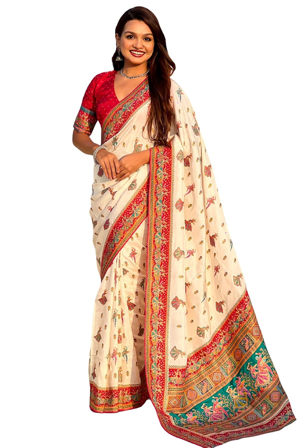 SGF11 Women's Kanjivaram Pure Soft Silk Position Printed Saree With Blouse Piece - Review, Price and Buying Guide