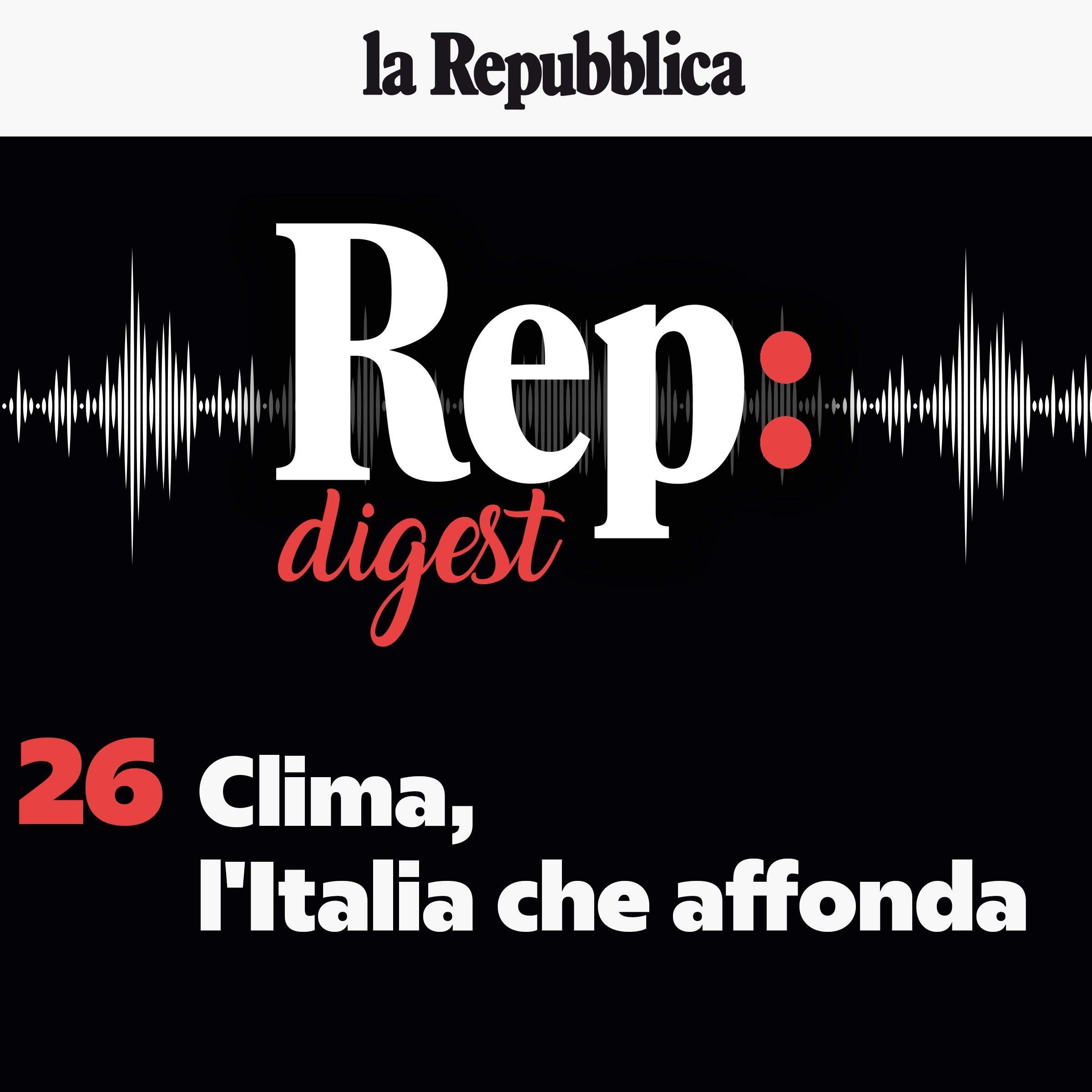 Clima, l'Italia che affonda