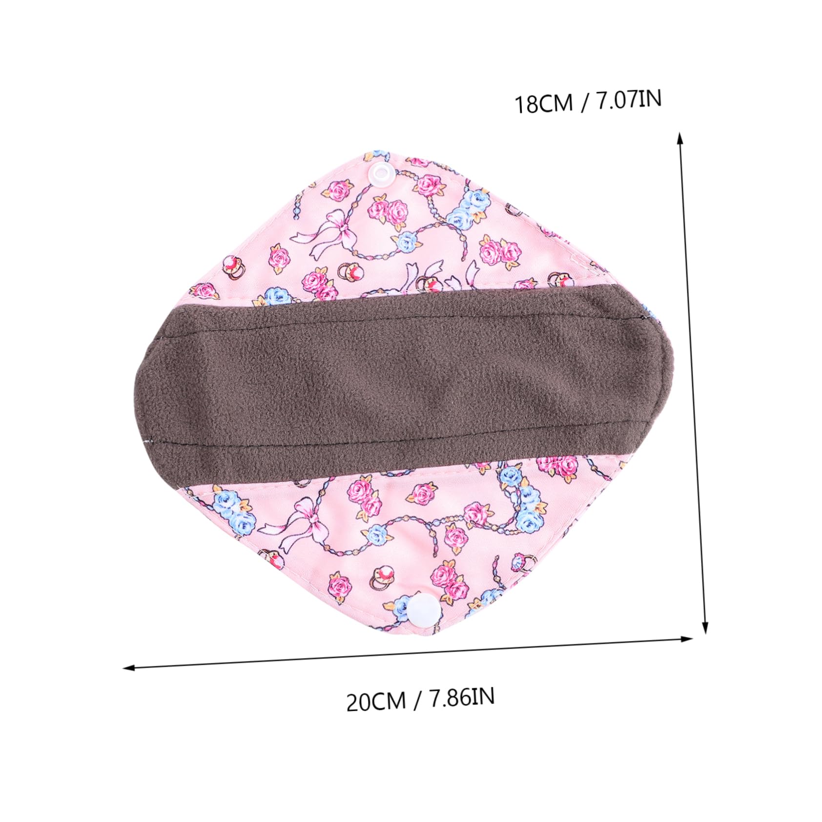 FOMIYES 3 Sätze Waschbare Tante-handtuchauflage Serviette Sanitär Wiederverwendbare Menstruationsbinde Waschbare Mama-pads Damenbinde Die Äußere Schicht Bedruckter Stoff 5 Stück * 3