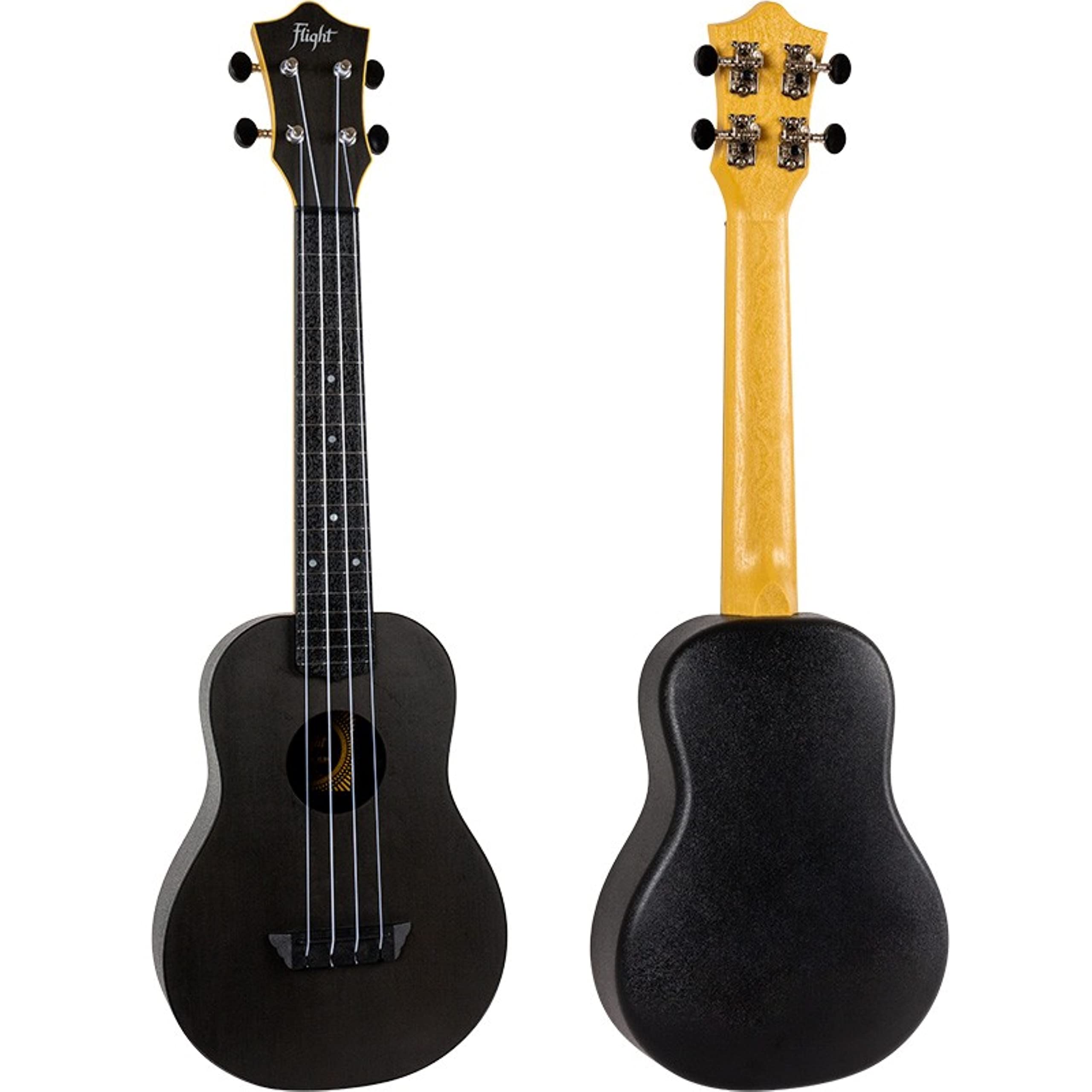 TUC35 ABS koncertowa ukulele podróżne - czarne
