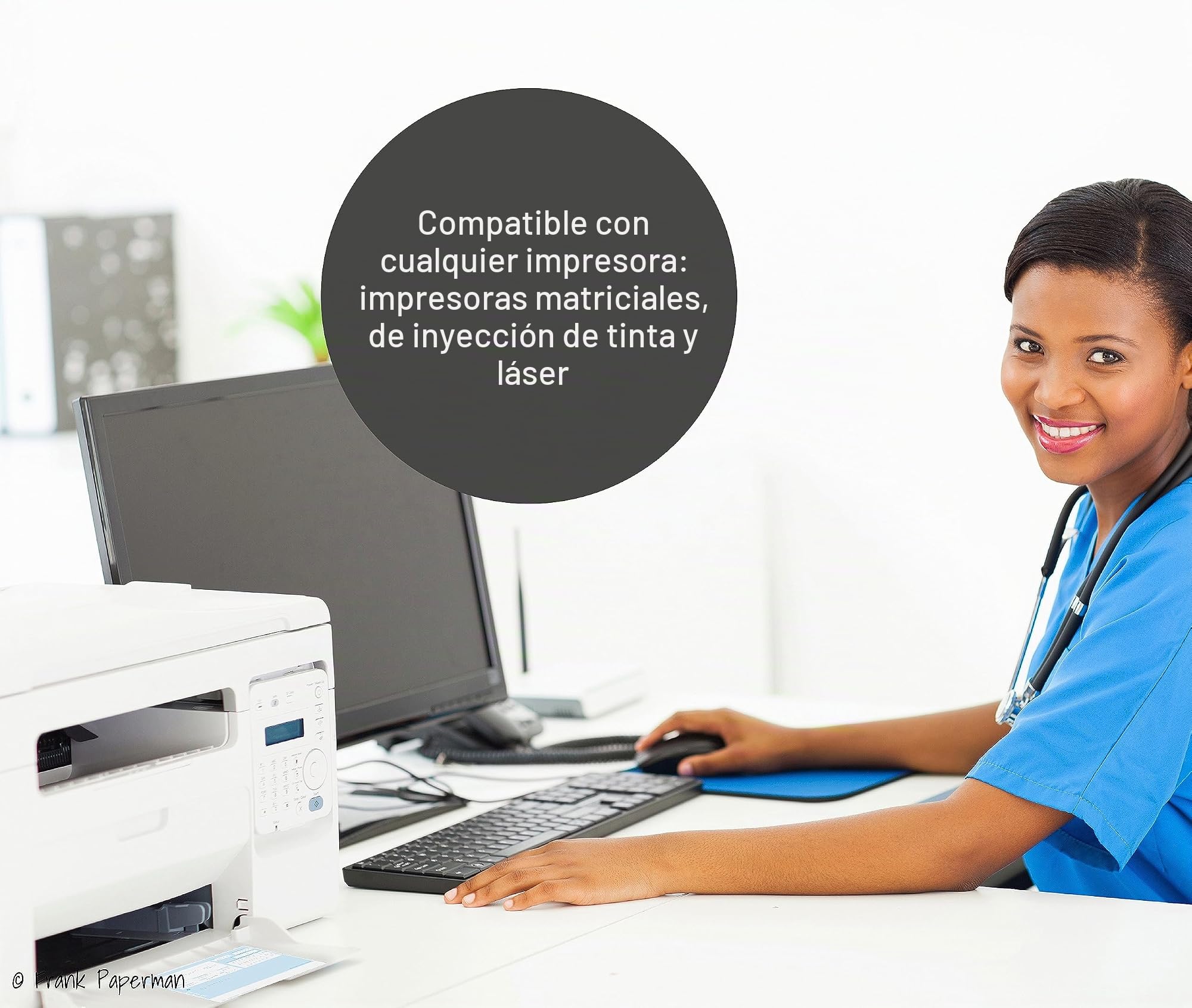 Recetas privadas azules para médicos | 275 hojas | bloc de recetas sin bloquear, en formato DIN A6, campo PZN, también llamado certificado médico