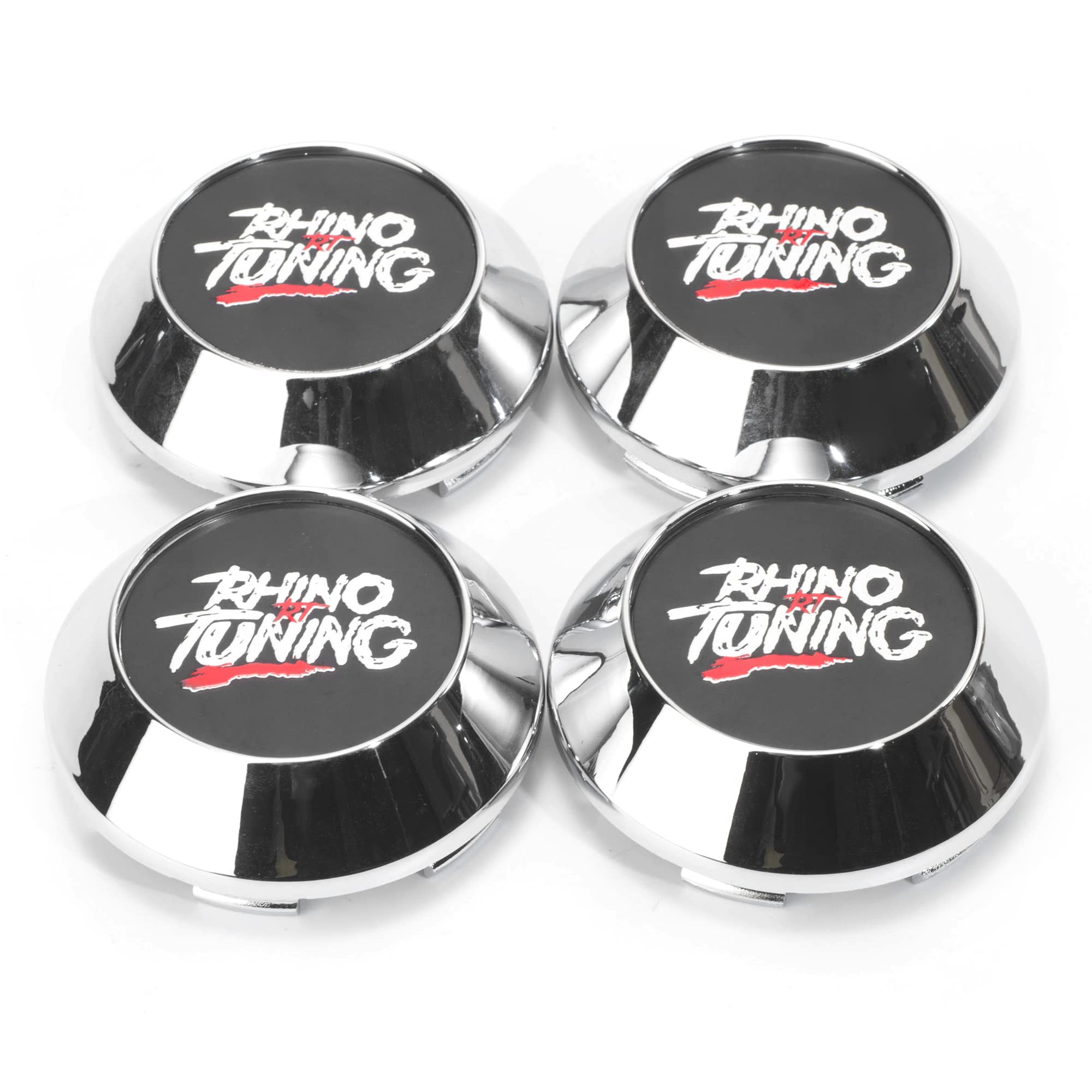 RhinoTuning 4 Stück Satz 68mm Nabendeckel OD 68mm ID 62mm Radkappen Radnabendeckel