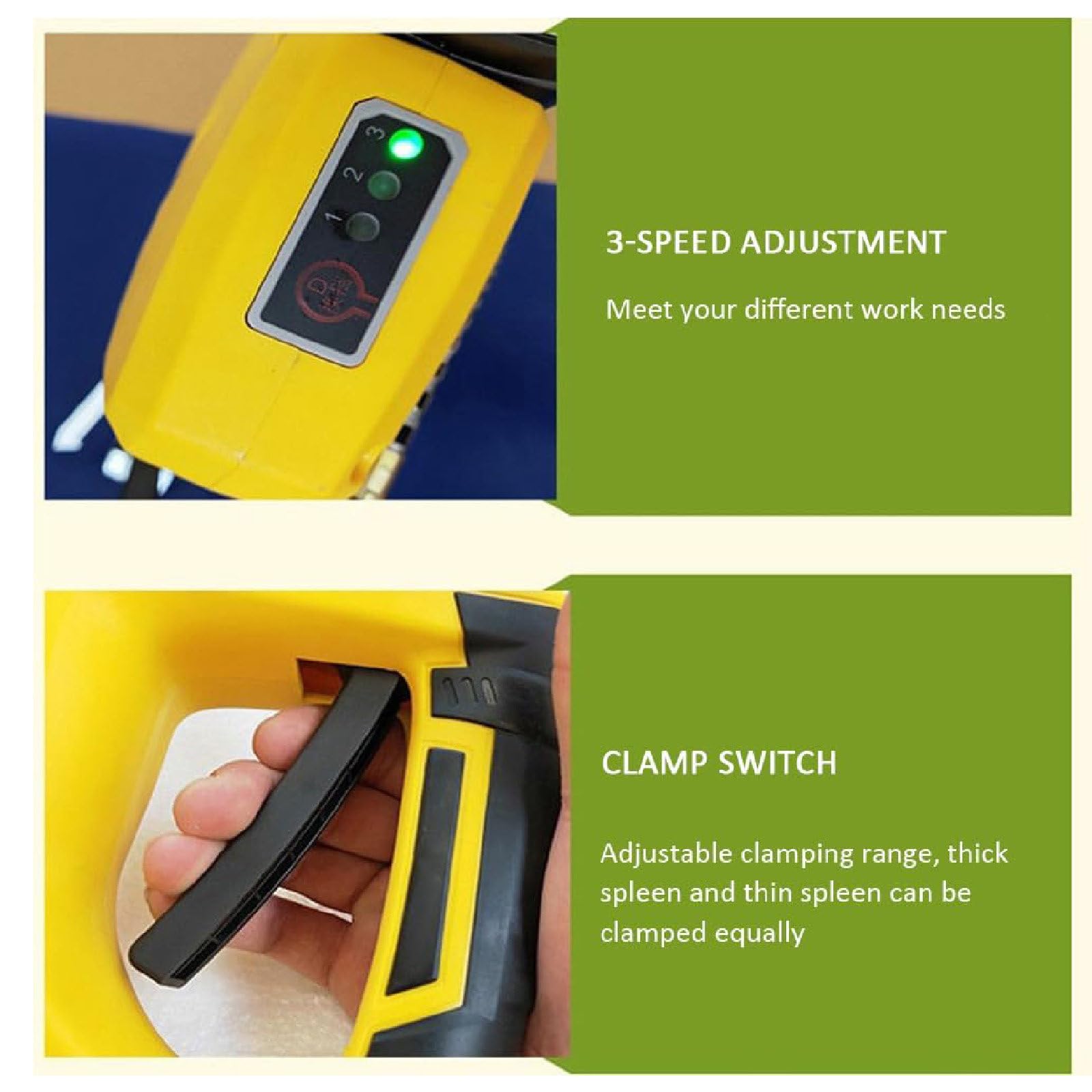 Agitador Eléctrico para Abejas/Vibrador De Marcos De Colmena - Ajuste De 3 Velocidades, 0-2300 RPM, con 2 Baterías De 2000 Mah, Guantes De Apicultura Y Caja De Almacenamiento
