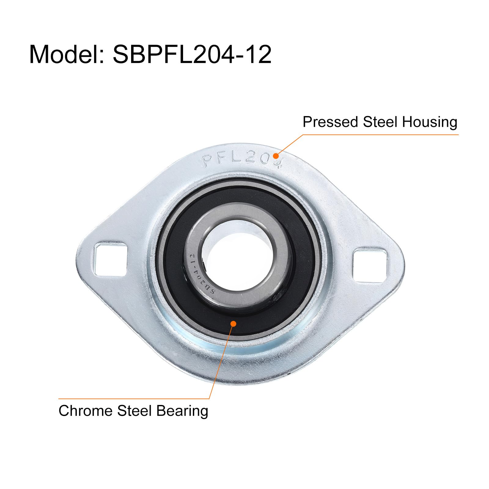 Pillow Block Bearings - 3/4" Bore Steel -3 Pillow Block Bearings - 3/4" Bore Steel -3