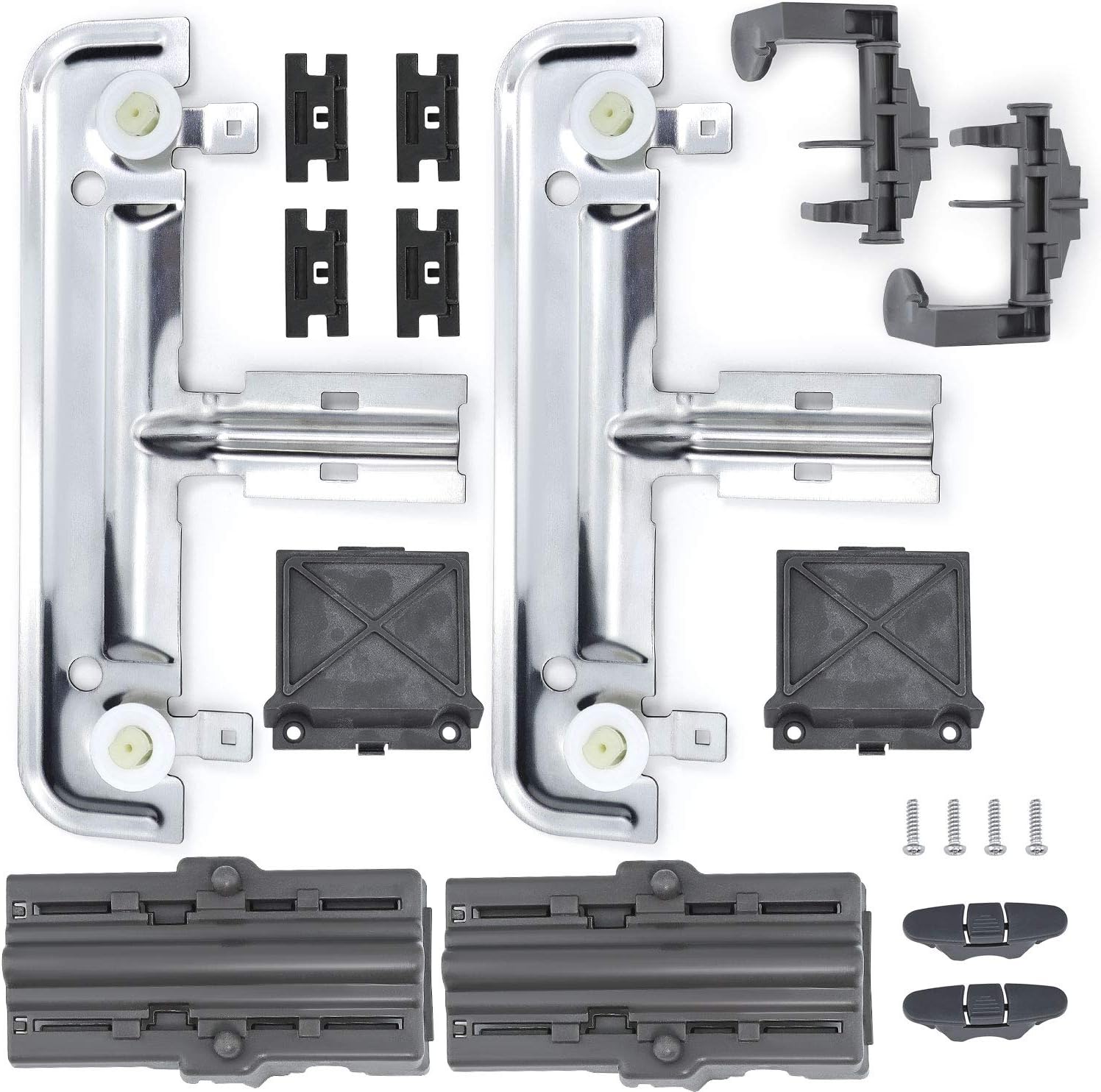 UPGRADED W10712395 Dishwasher Upper Rack Adjuster Kit