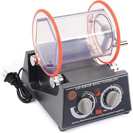 3kg &amp; 6.6lb Jewelry Polisher Rotary Tumbler for Surface Polishing