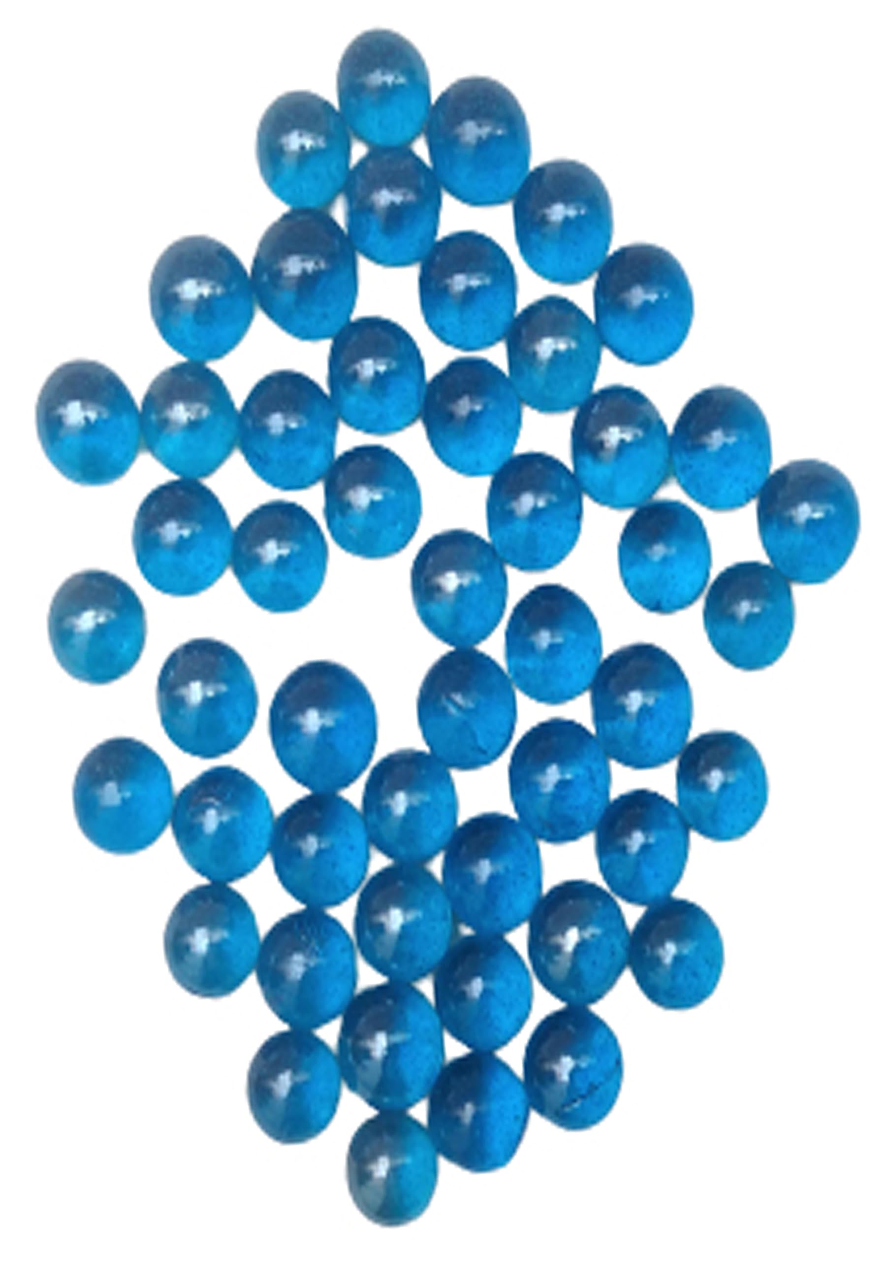 marble set -vibrant decorative marbles for crafts, games, and home décor – perfect for kids, collectors, and creative projects | light blue | 50 |