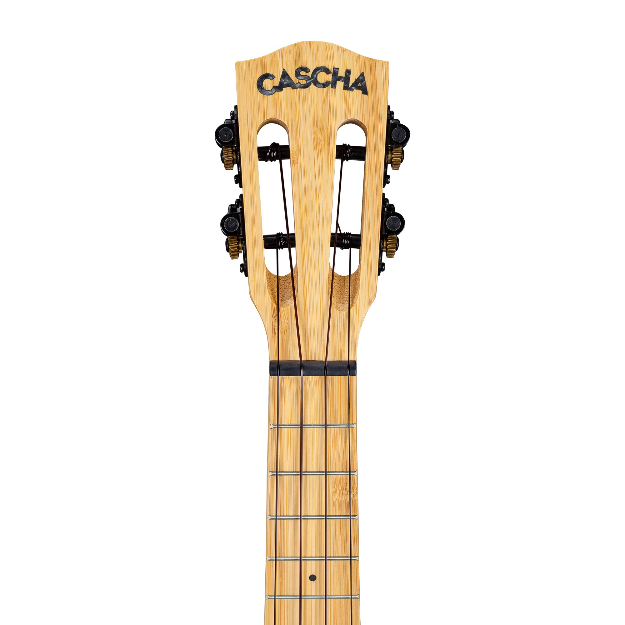 Cascha Bamboo Concert Natural - Estuche con 3 púas