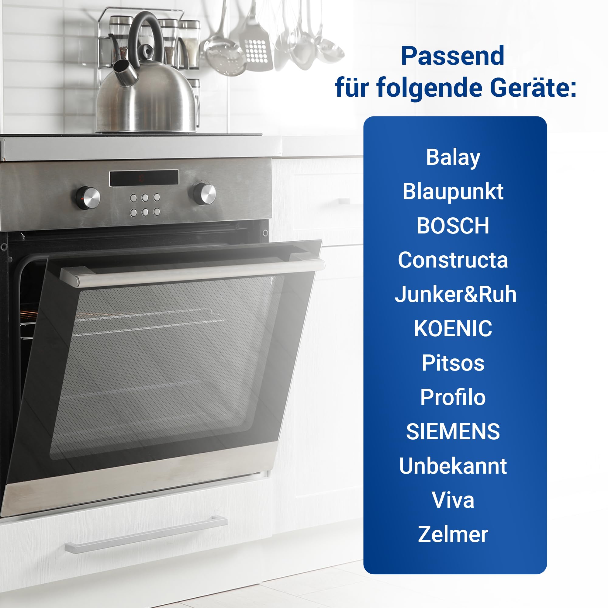 VIOKS Unterhitze Heizelement 230V 1300W Backofen Ersatz für Bosch 682466 | Heizung Backofenheizung, Ersatz für Balay Constructa Siemеns 00682466 Irca 2054R730 1R0D971001, Unten, Herd Ofen