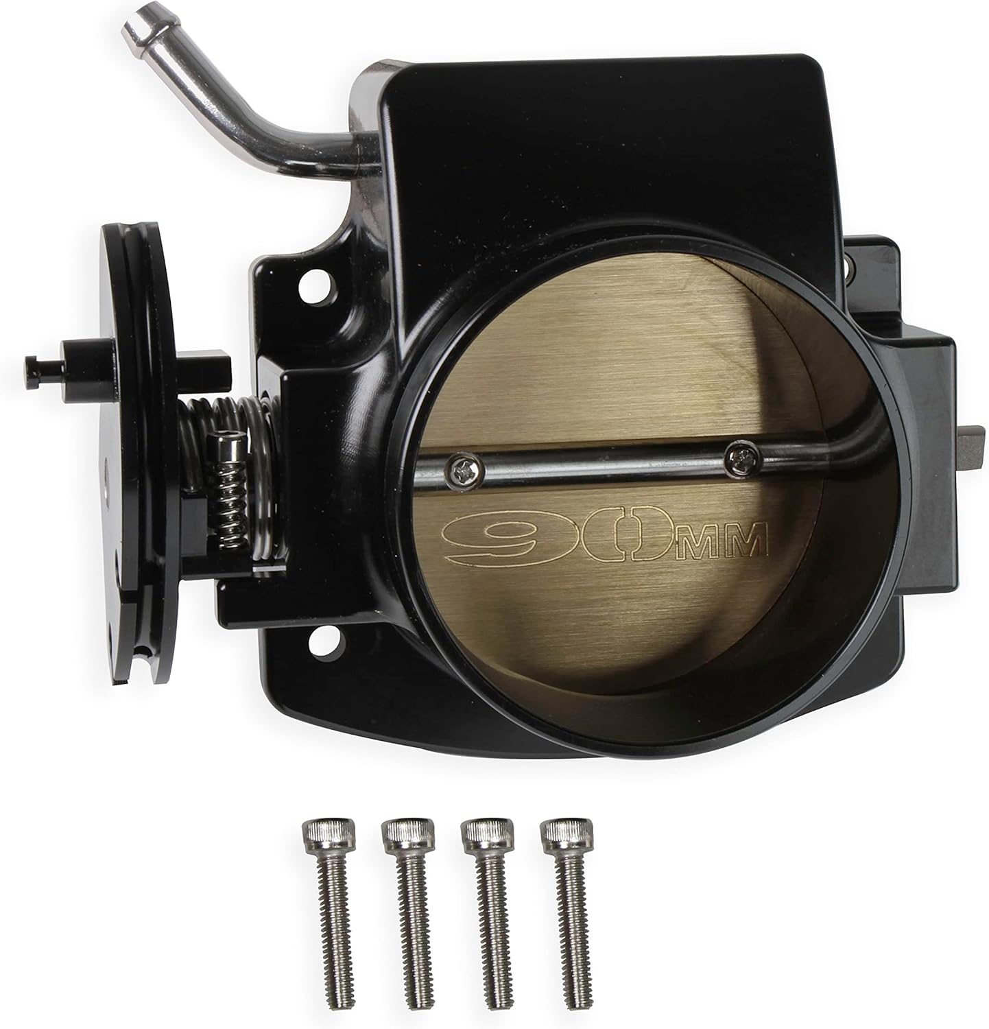 Holley Sniper EFI 90 mm Throttle Body, Black, Cable Actuator, ON-NONE-ON Operation Mode