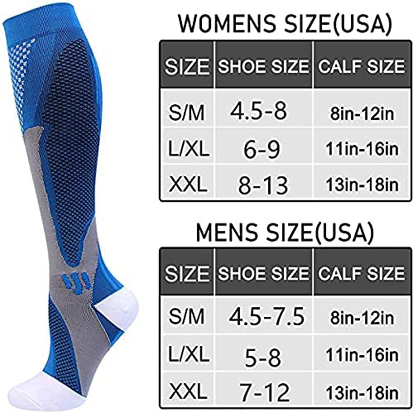 Genérico Calcetines Sin Costuras Hombre,Medias De CompresióN Mezcla De Nylon Unisex Senderismo Mujer Hombre