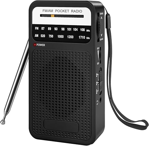 Goodes Portable AM/FM Radio with Excellent Reception