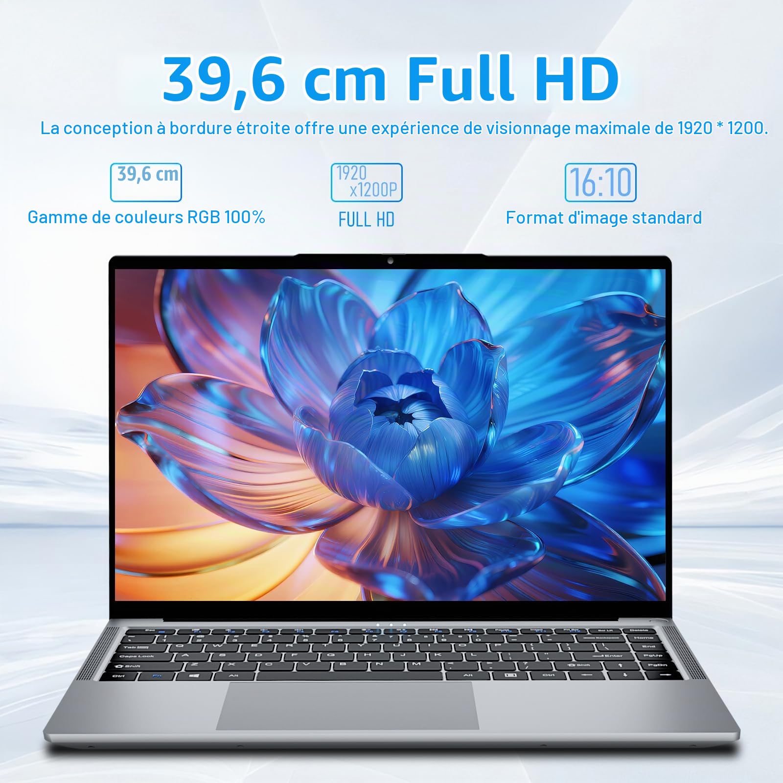 Ordinateur Portable 15.6", Core i5 jusqu'à 3,6GHz, 24Go RAM+512Go SSD