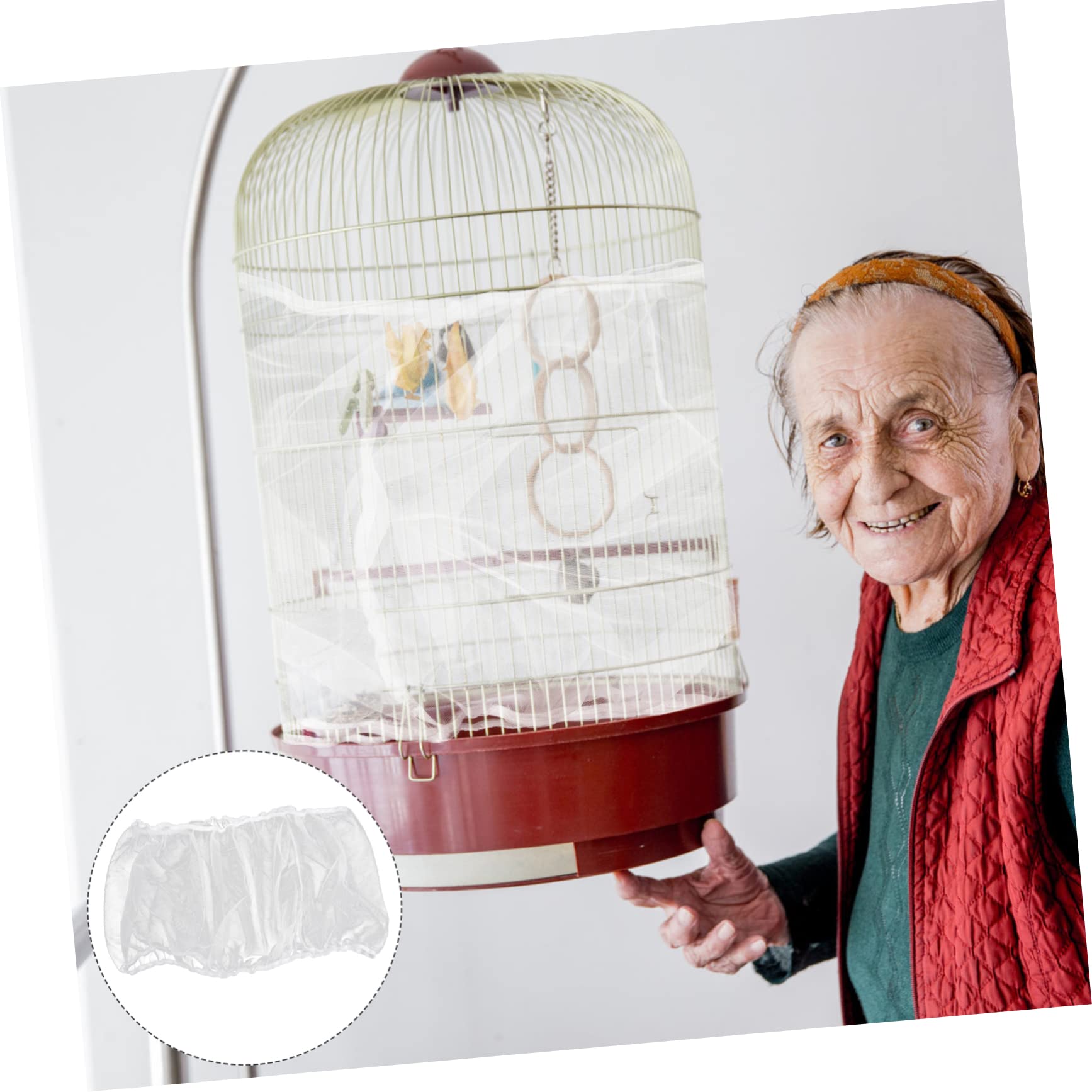 BESPORTBLE Large Birdcage Cover Net Universal Birdcage Accessories Cover Breathable Insulation for Birds Cage