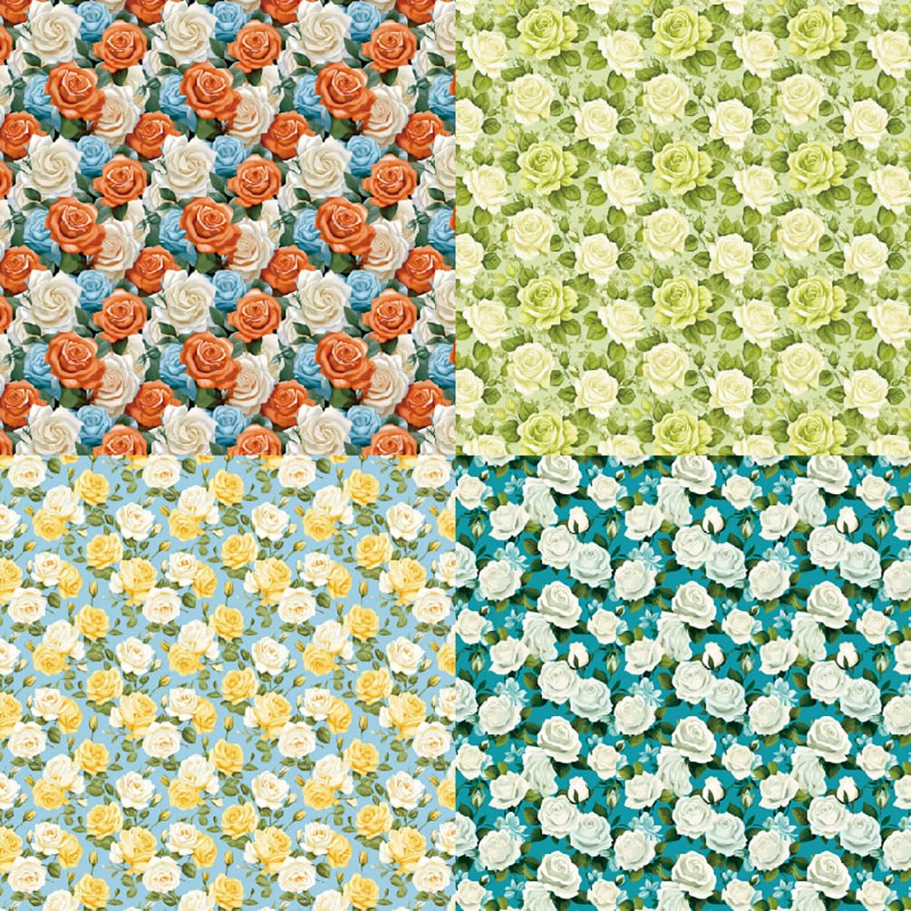 Papier do scrapbookingu, 6"x 6", 48 arkuszy papieru do wzorów, dekoracyjny papier do projektowania rzemiosła do albumu ze zdjęciami DIY, dziennika, kart, artykułów papierniczych