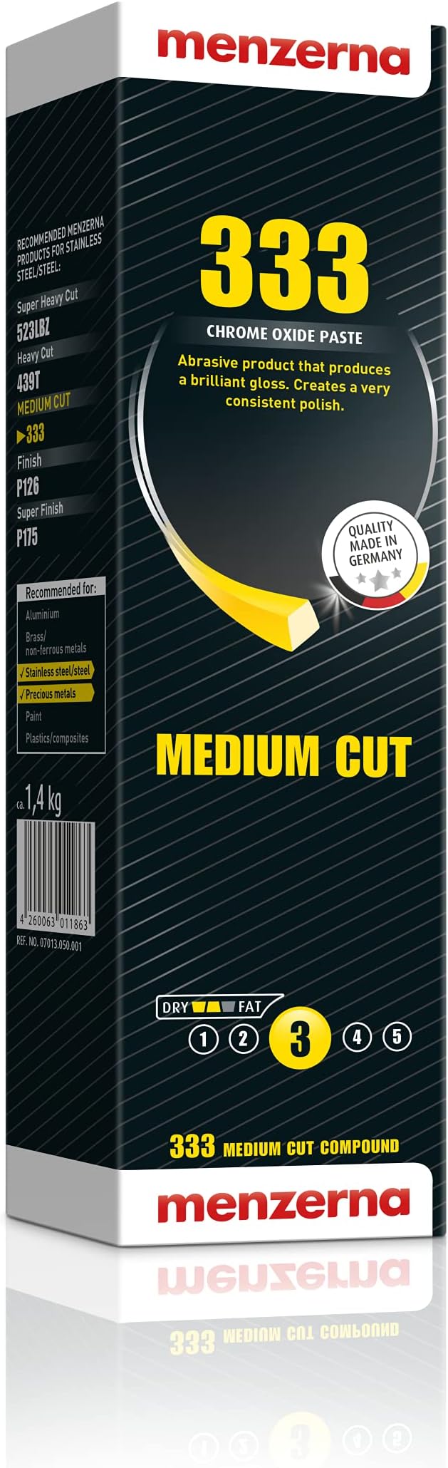 menzerna Medium Cut 333 Chrome Oxide Paste
