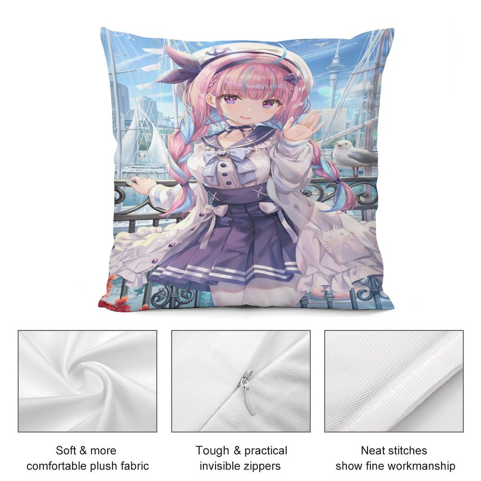 Amazon｜VTUBER ホロライブ 抱き枕カバー 車載抱枕 クッションカバー