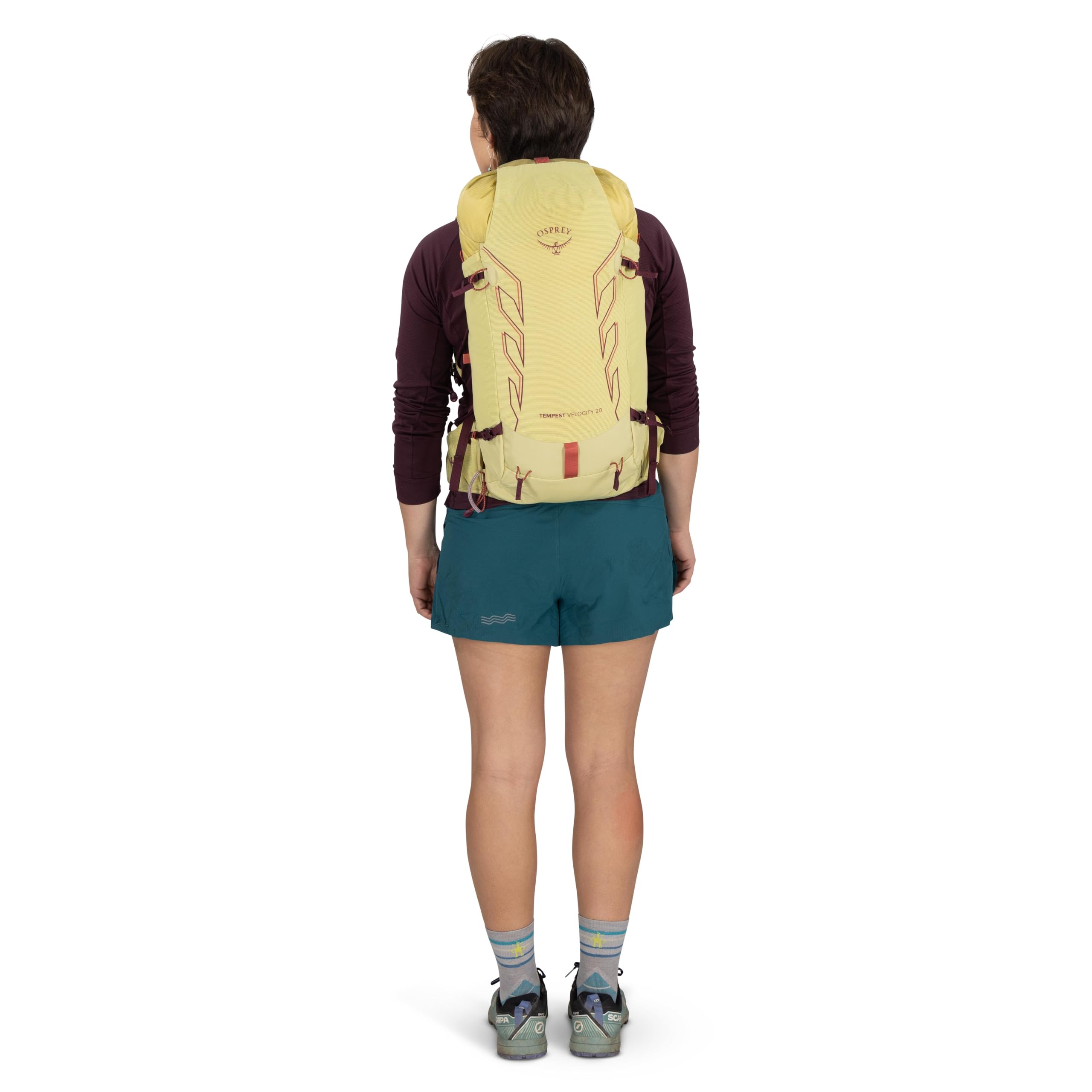 Osprey Tempest Velocity Damen Wanderrucksack 20L Laufen Radfahren Multisportpaket Wanderrucksack, Wander Yellow, M/L